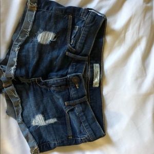 Abercrombie Jean shorts (size 00)